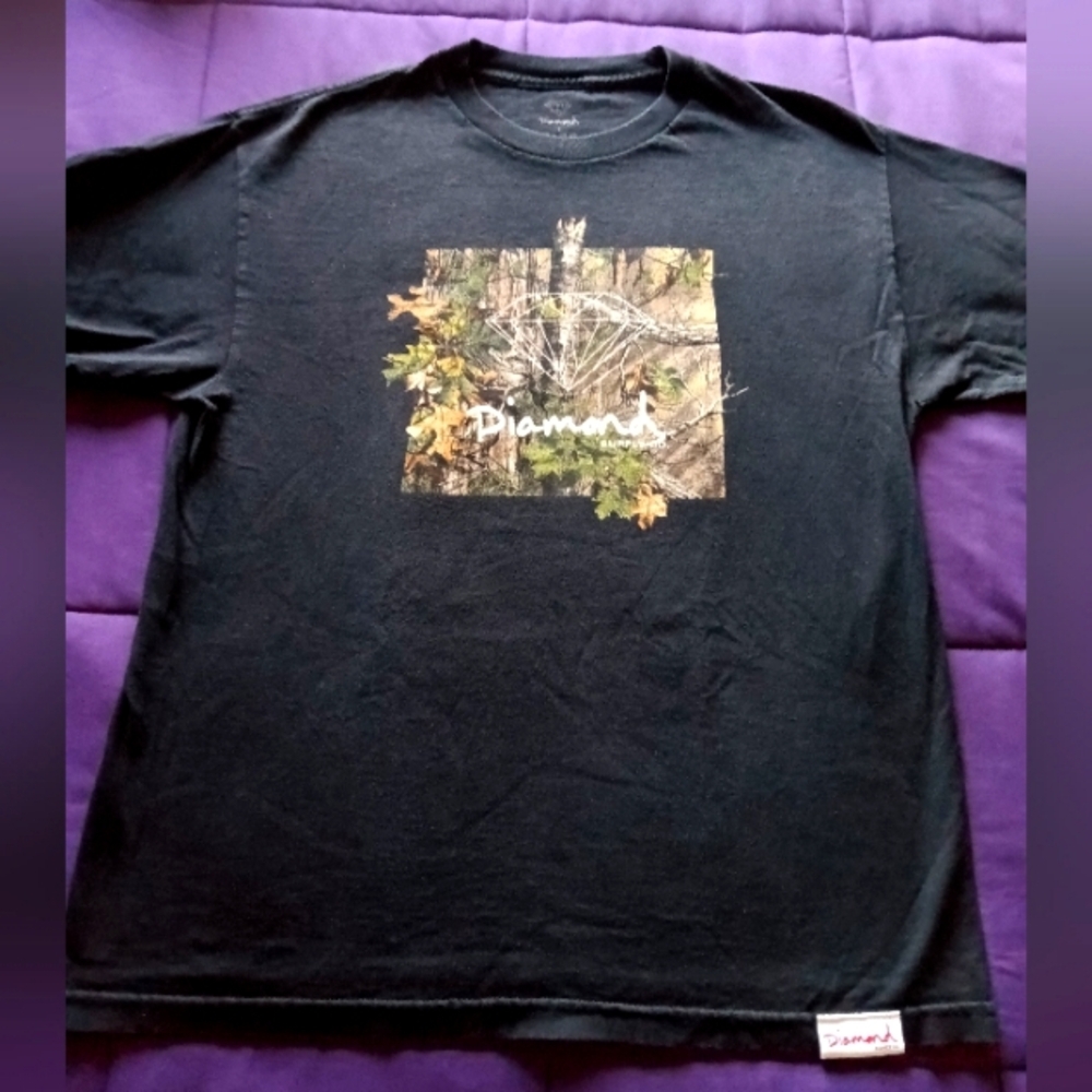 Diamond Supply Co. Black Graphic T-Shirt